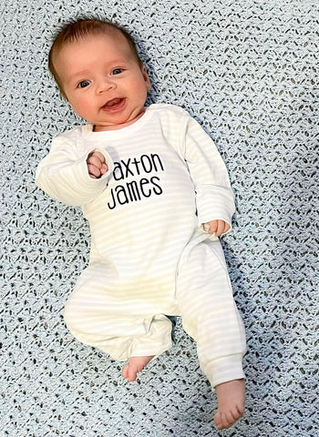 Personalized Premium Cotton Infant Romper/Coming Home Outfit