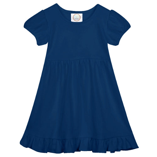 Navy Pencil Frame Name Dress